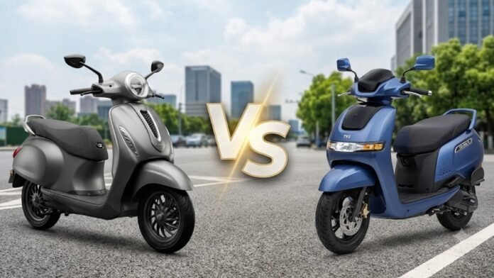 Bajaj Chetak vs TVS iQube