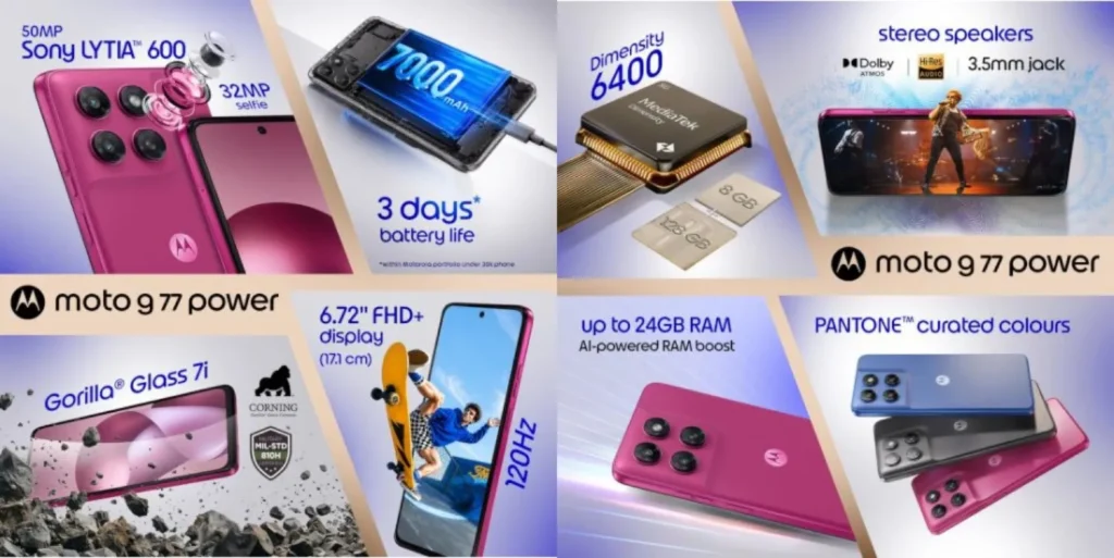 Moto G77 Power Launched