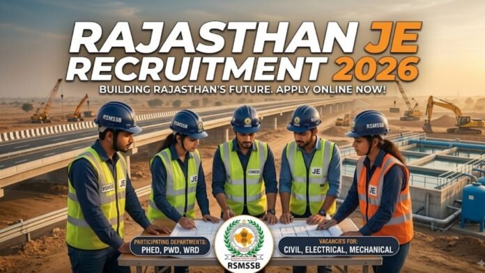 Rajasthan JE Recruitment 2026