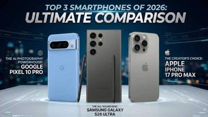 Top 3 Smartphones of 2026