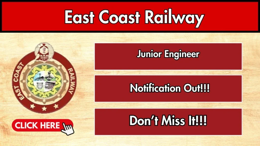 East Coast Railway GDCE Recruitment 2026